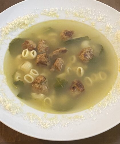 italian wedding soup with italian sausage