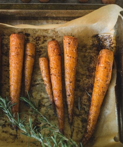 maple roasted carrots