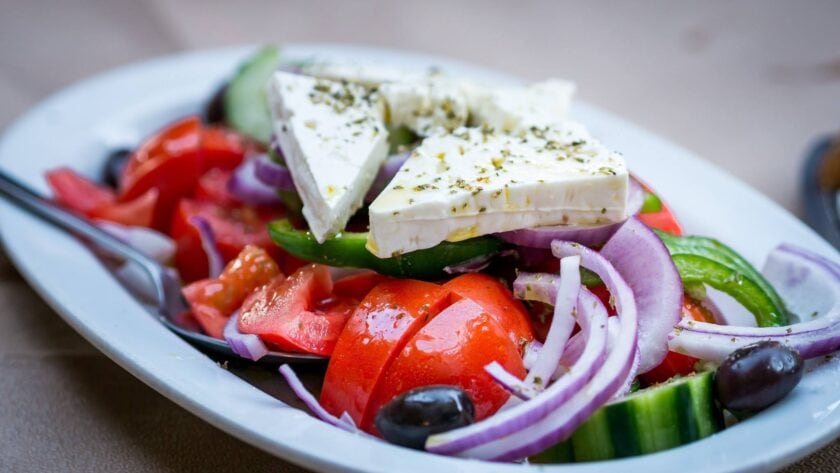simple greek salad