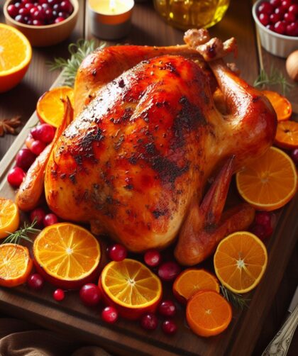 Cranberry-Orange Glazed Turkey Breast