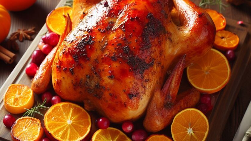 Cranberry-Orange Glazed Turkey Breast